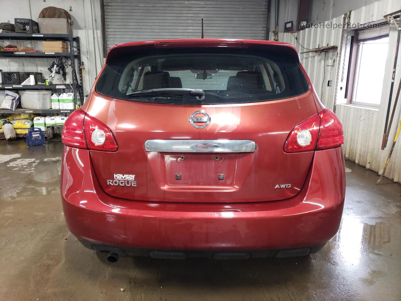 2012 Nissan Rogue S Orange vin: JN8AS5MV6CW356878