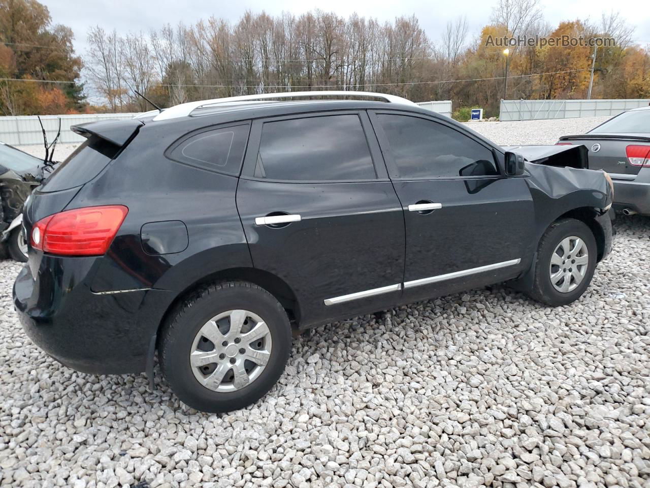 2012 Nissan Rogue S Black vin: JN8AS5MV6CW361174