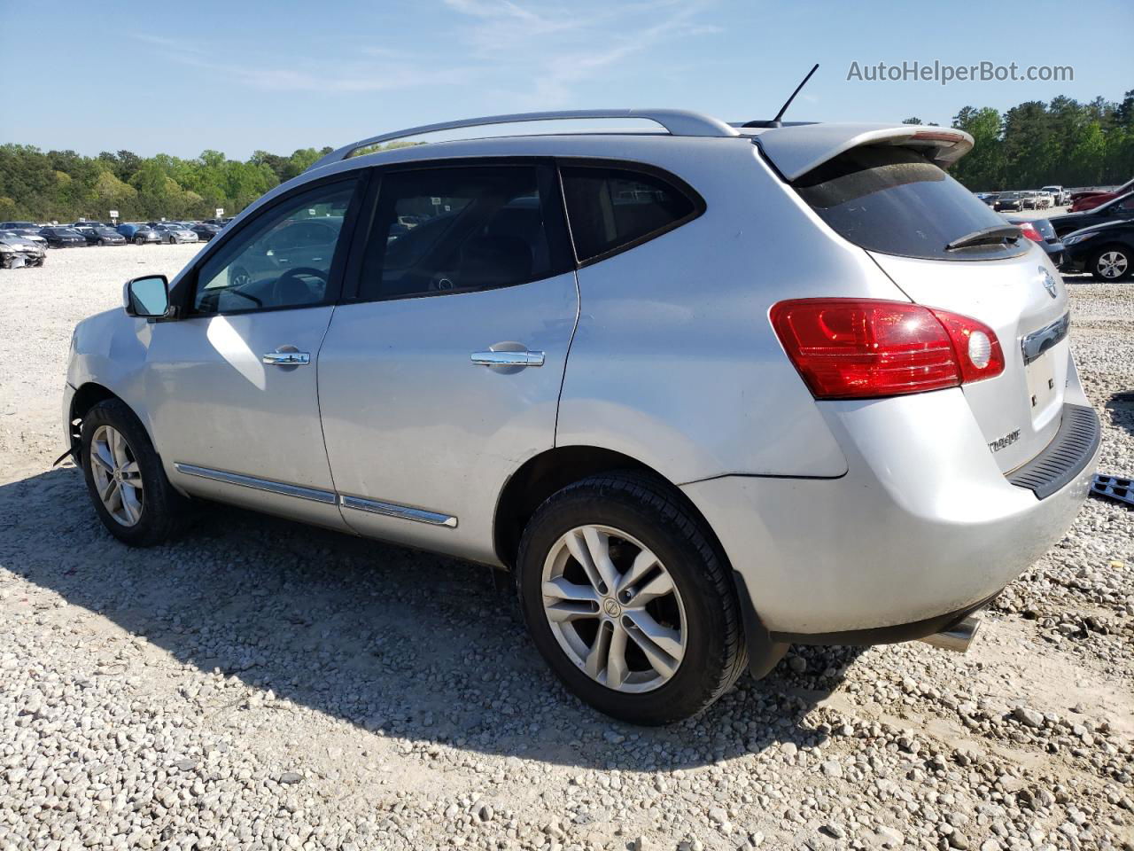 2012 Nissan Rogue S Silver vin: JN8AS5MV6CW363474