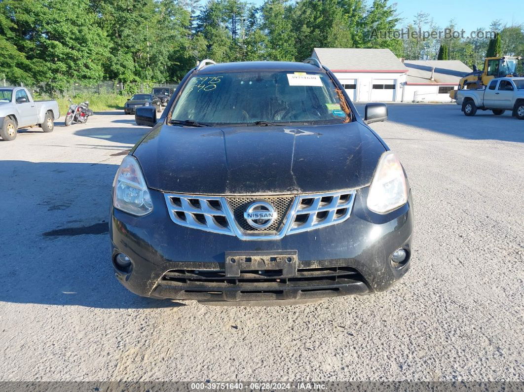 2012 Nissan Rogue Sv W/sl Pkg Черный vin: JN8AS5MV6CW364351