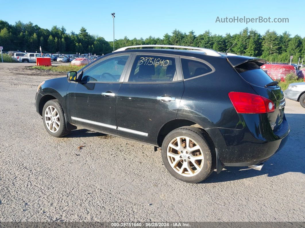 2012 Nissan Rogue Sv W/sl Pkg Черный vin: JN8AS5MV6CW364351