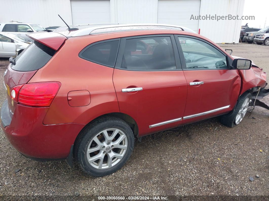 2012 Nissan Rogue Sv W/sl Pkg Red vin: JN8AS5MV6CW373549