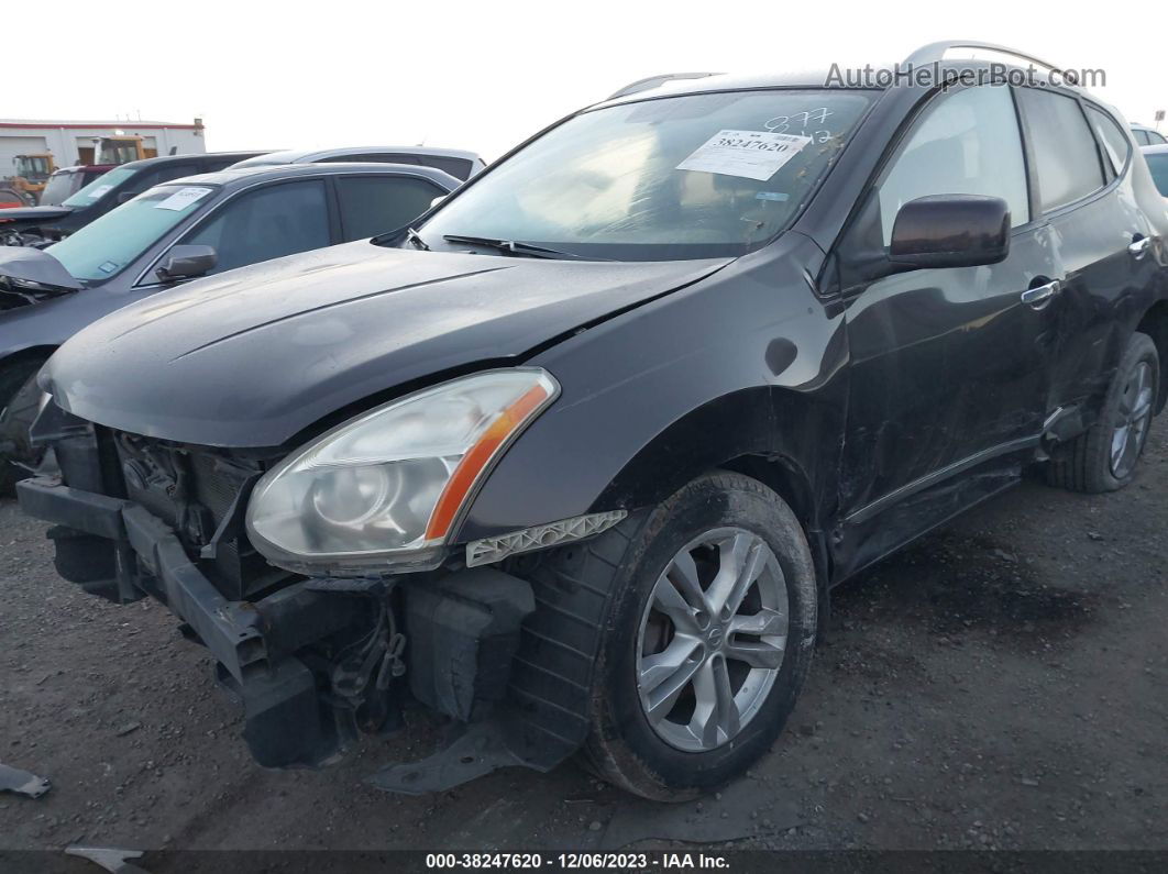 2012 Nissan Rogue Sv Brown vin: JN8AS5MV6CW376046