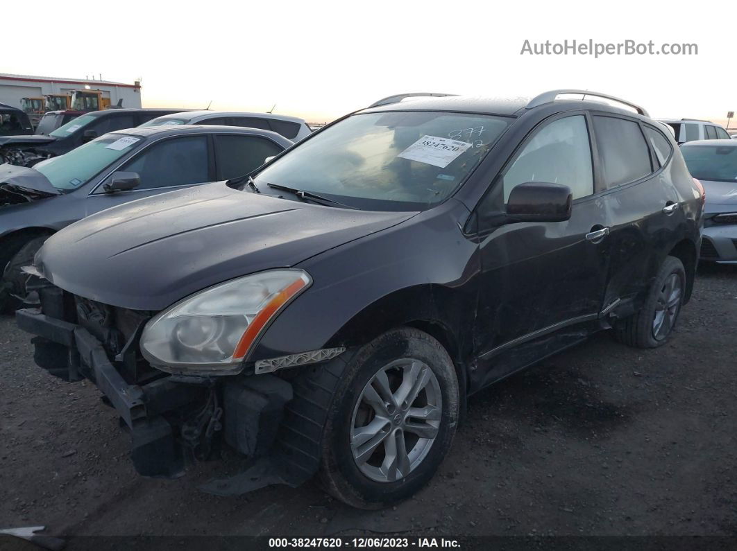 2012 Nissan Rogue Sv Brown vin: JN8AS5MV6CW376046