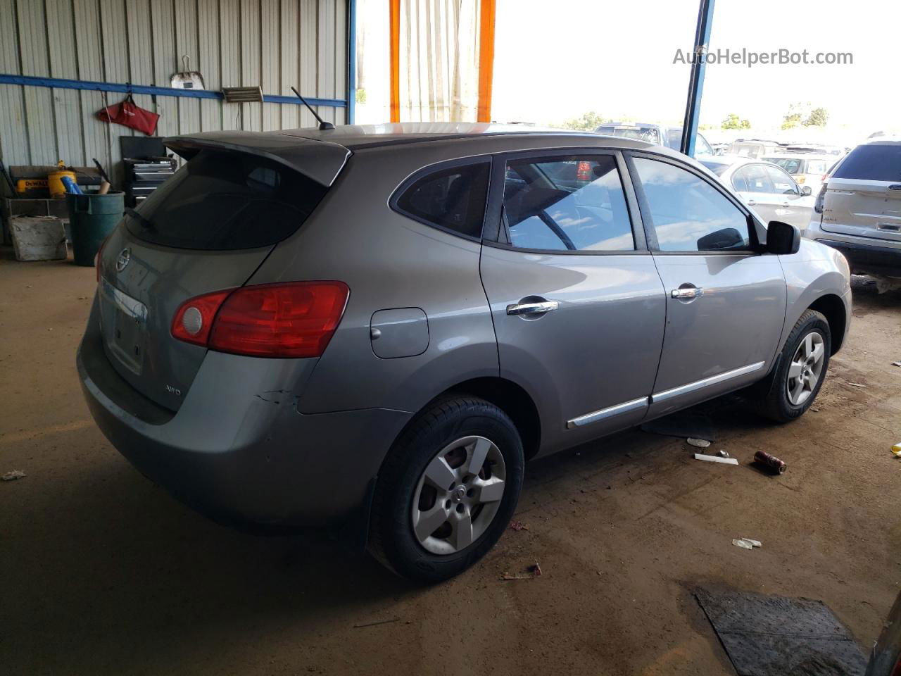 2012 Nissan Rogue S Gray vin: JN8AS5MV6CW386950