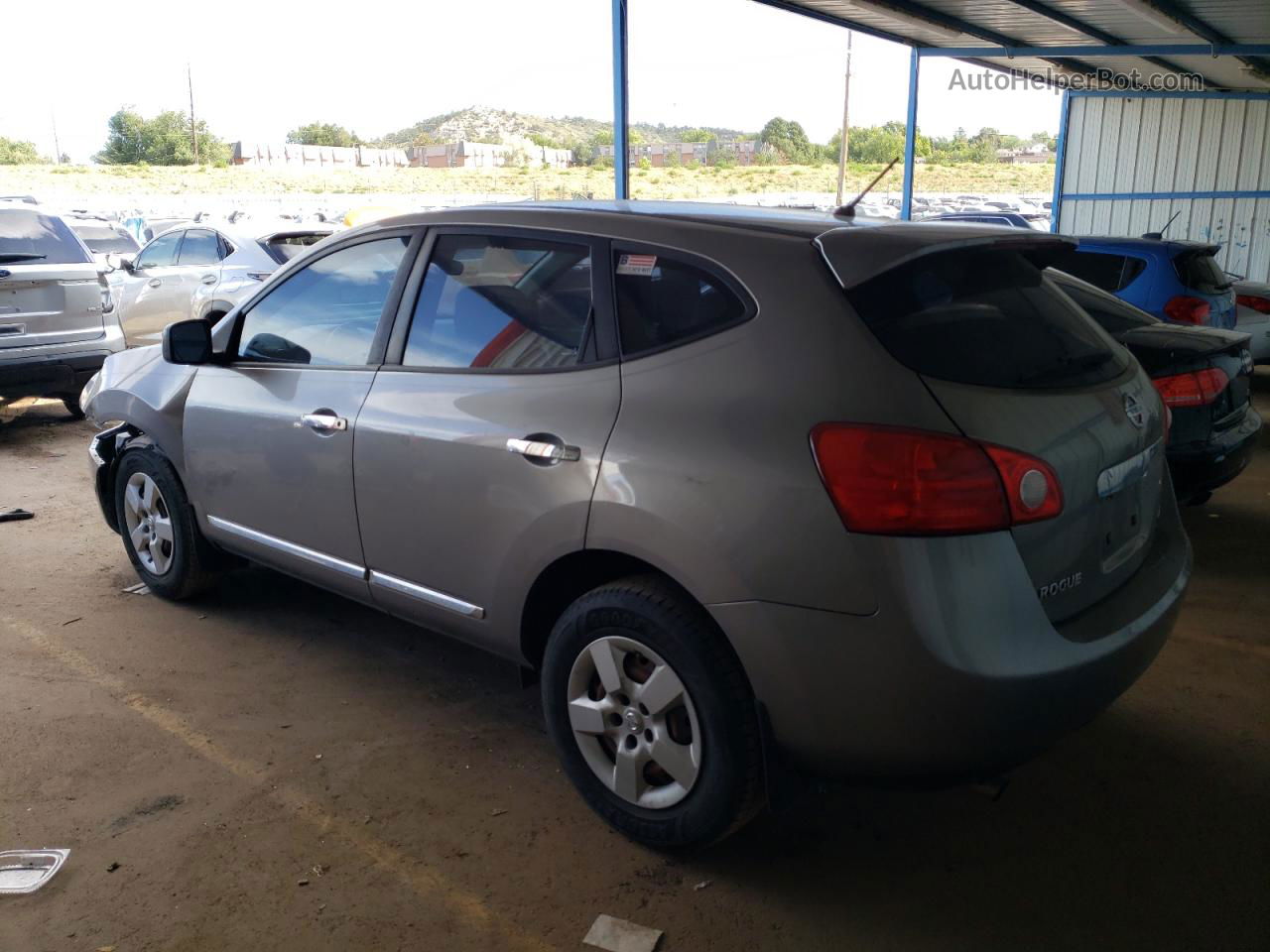 2012 Nissan Rogue S Gray vin: JN8AS5MV6CW386950