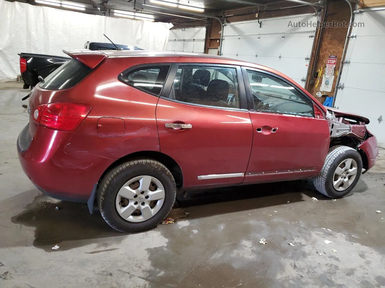 2012 Nissan Rogue S Burgundy vin: JN8AS5MV6CW386981