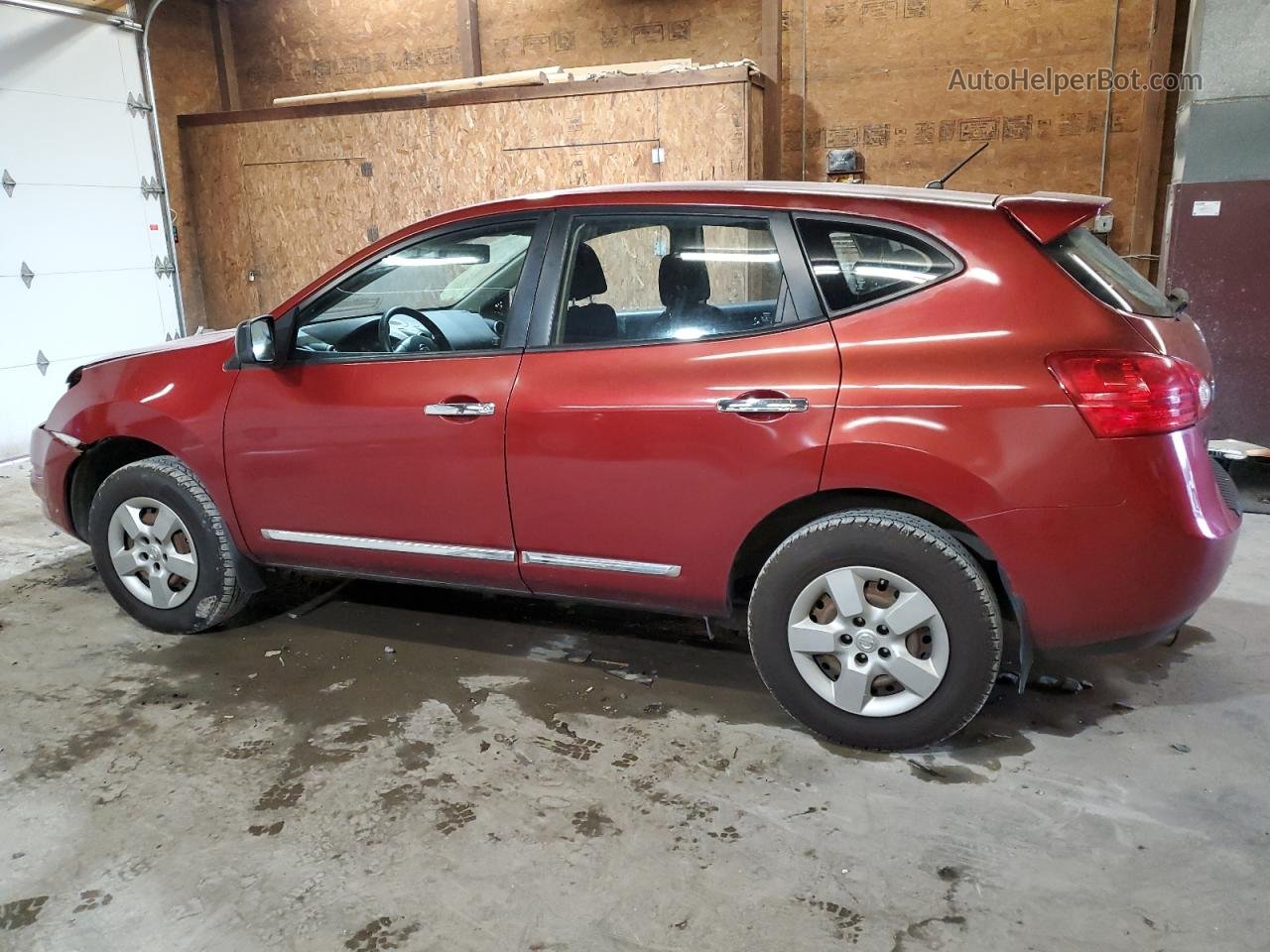 2012 Nissan Rogue S Burgundy vin: JN8AS5MV6CW386981