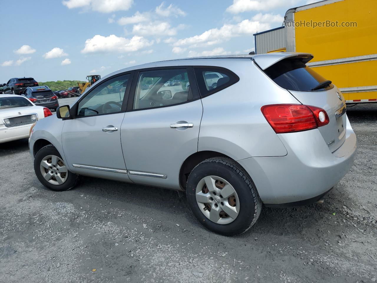 2012 Nissan Rogue S Silver vin: JN8AS5MV6CW387869