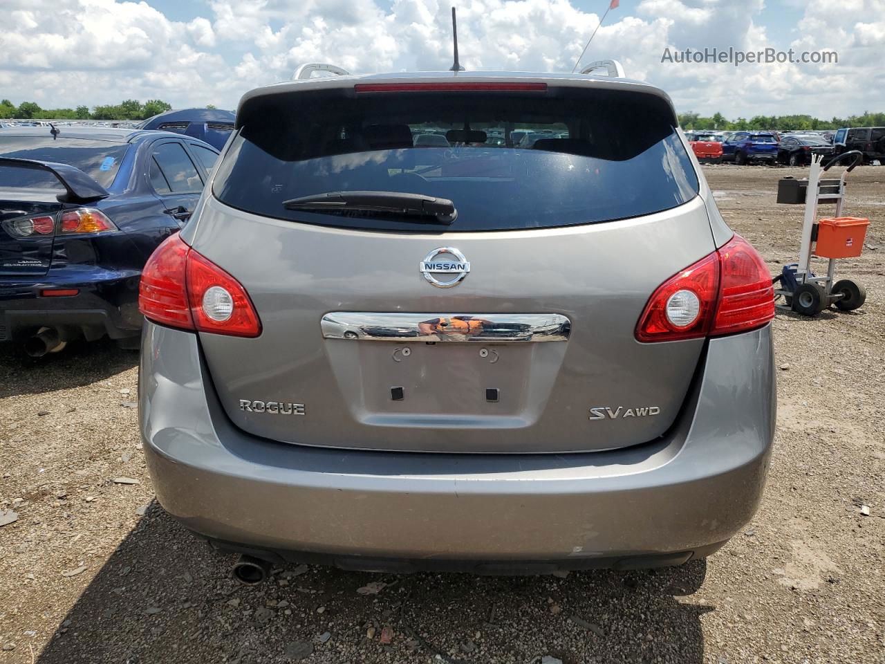 2012 Nissan Rogue S Gray vin: JN8AS5MV6CW388763