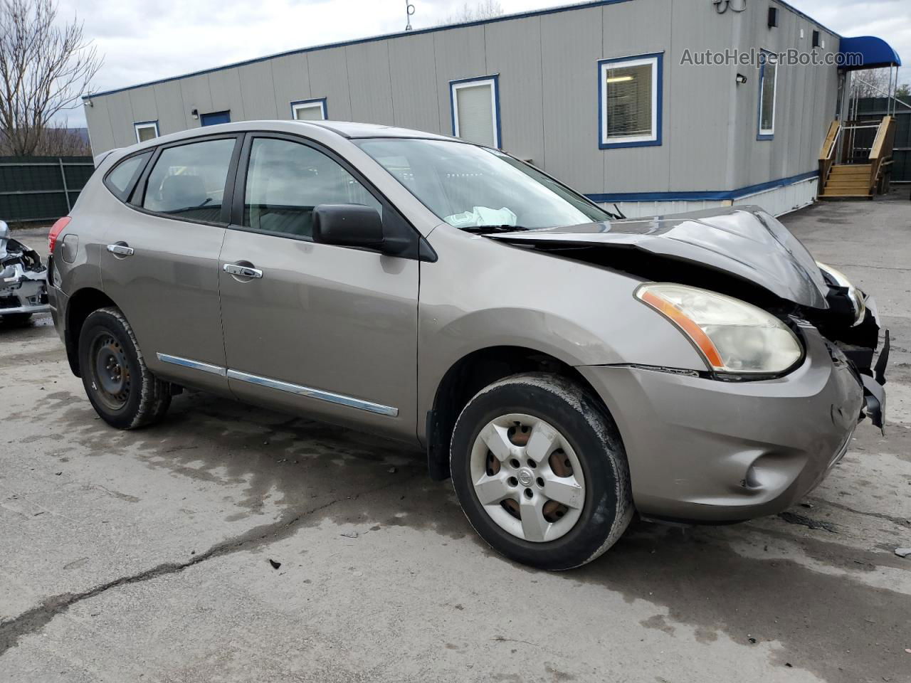 2012 Nissan Rogue S Tan vin: JN8AS5MV6CW392134