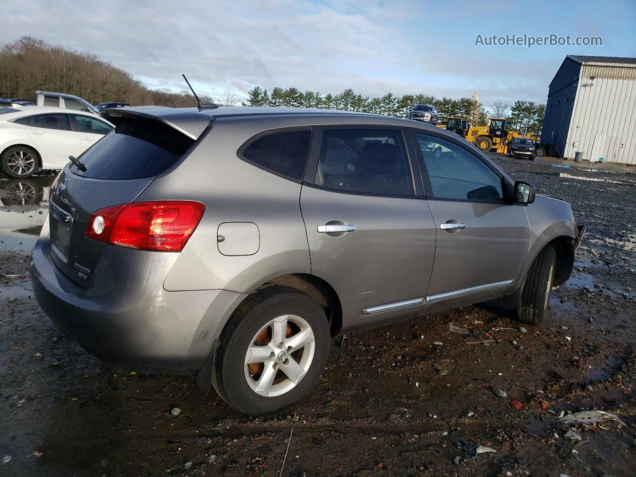 2012 Nissan Rogue S Beige vin: JN8AS5MV6CW397768