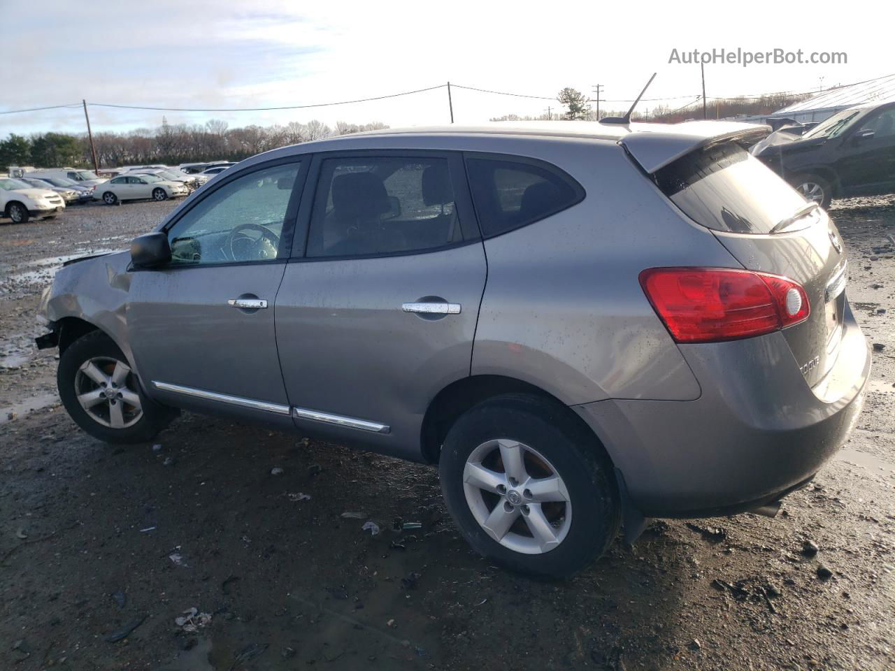 2012 Nissan Rogue S Beige vin: JN8AS5MV6CW397768