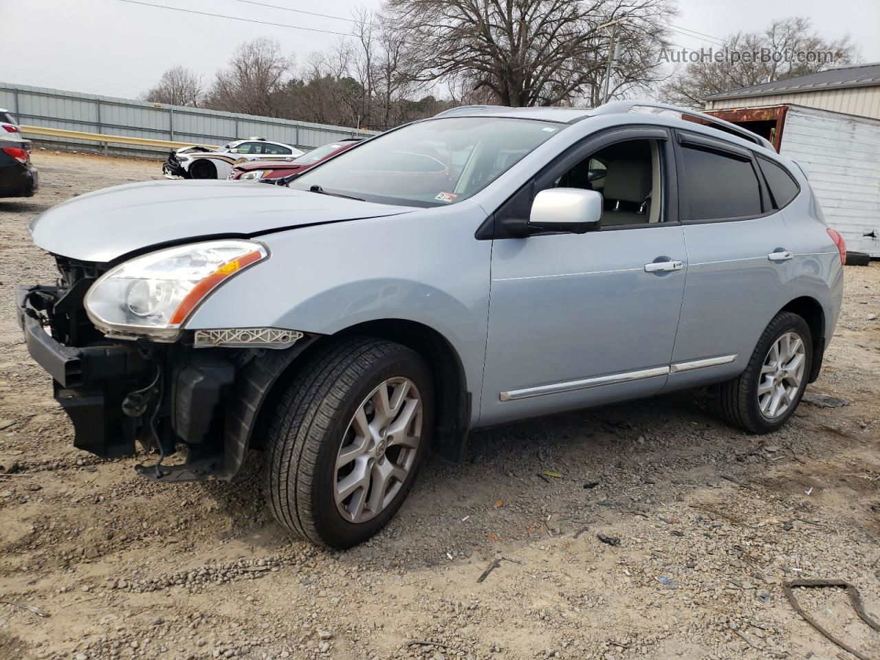 2012 Nissan Rogue S Blue vin: JN8AS5MV6CW401768