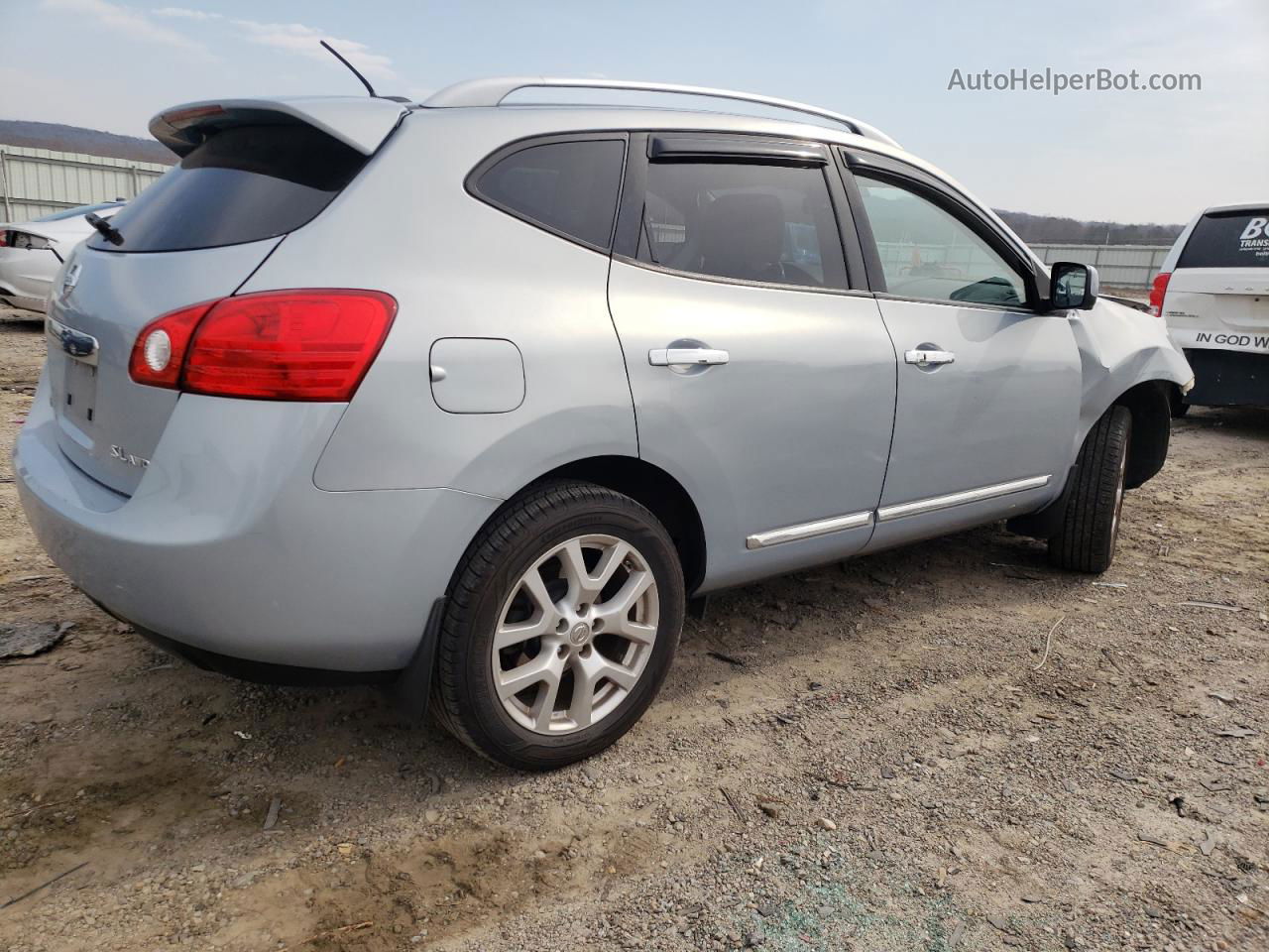 2012 Nissan Rogue S Blue vin: JN8AS5MV6CW401768