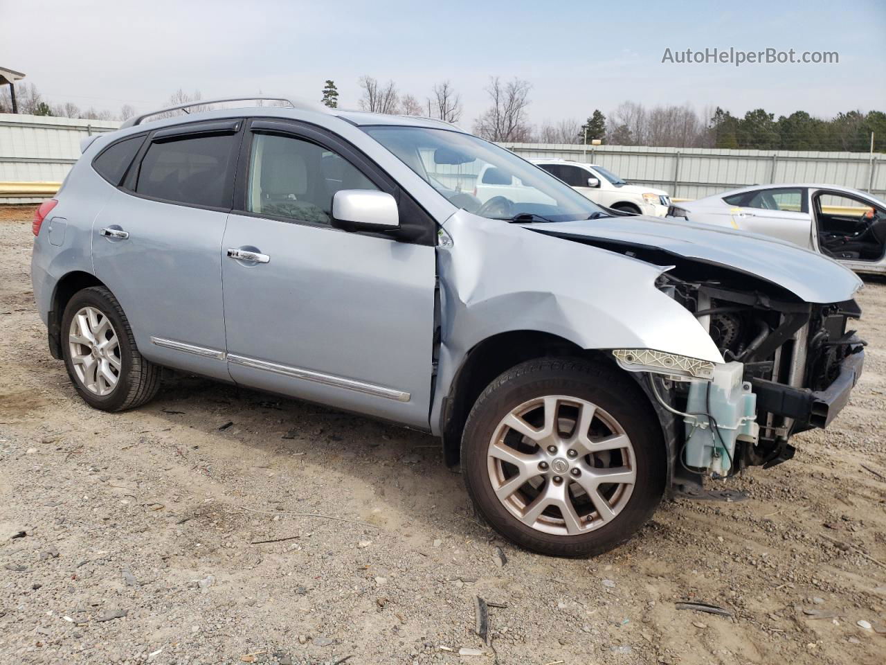 2012 Nissan Rogue S Blue vin: JN8AS5MV6CW401768