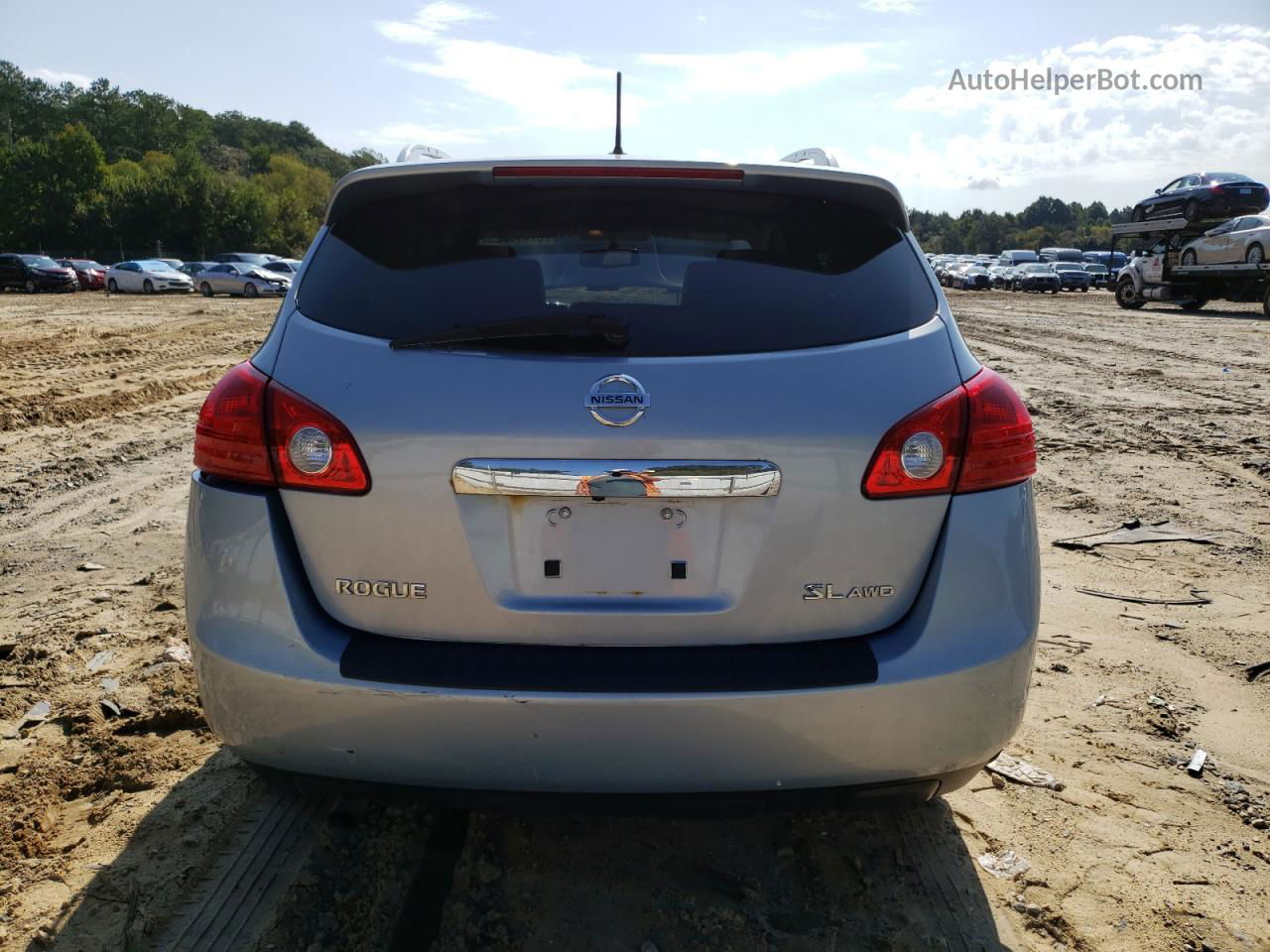 2012 Nissan Rogue S Silver vin: JN8AS5MV6CW416206