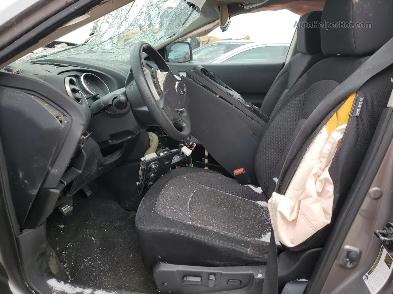 2012 Nissan Rogue S Серый vin: JN8AS5MV6CW707854