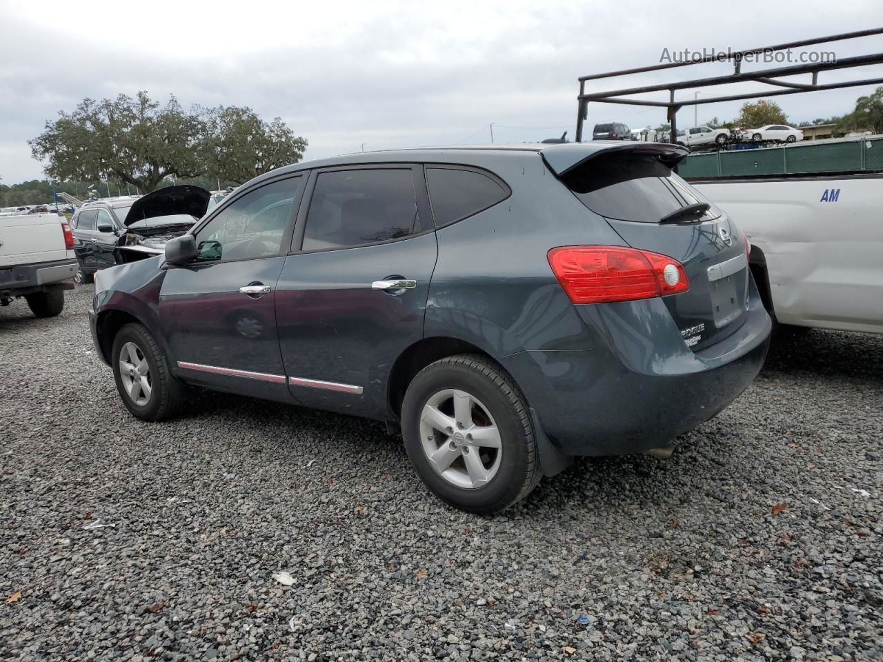 2012 Nissan Rogue S Gray vin: JN8AS5MV6CW708681