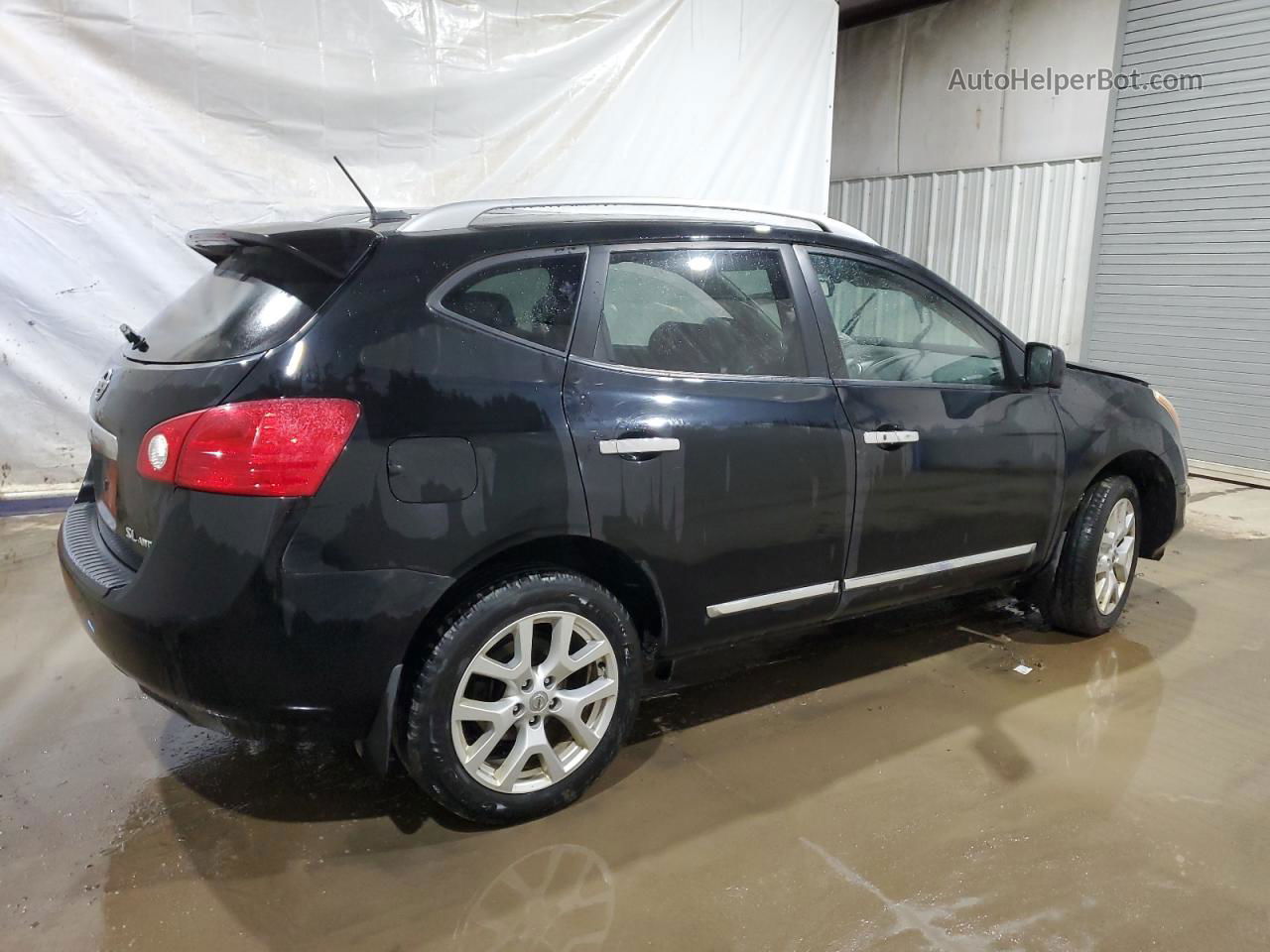 2012 Nissan Rogue S Black vin: JN8AS5MV7CW354816