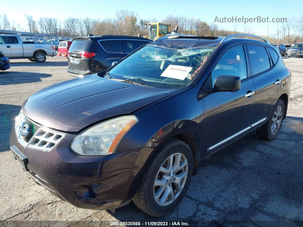 2012 Nissan Rogue Sv W/sl Pkg Purple vin: JN8AS5MV7CW357960