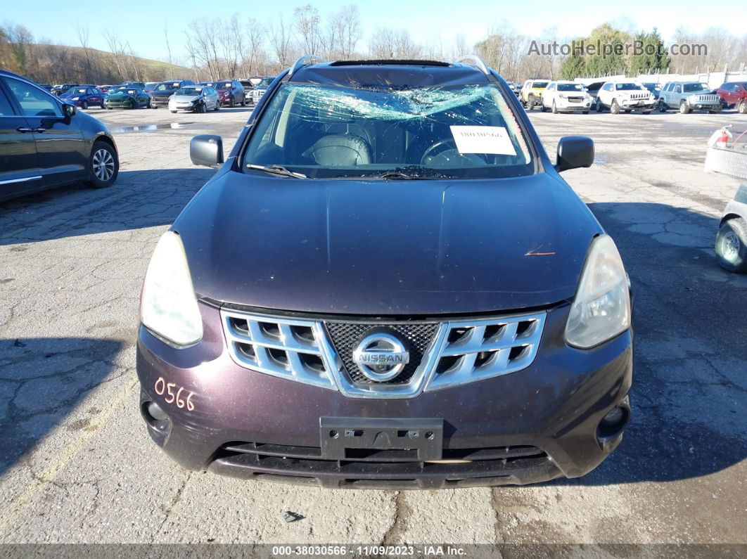 2012 Nissan Rogue Sv W/sl Pkg Purple vin: JN8AS5MV7CW357960