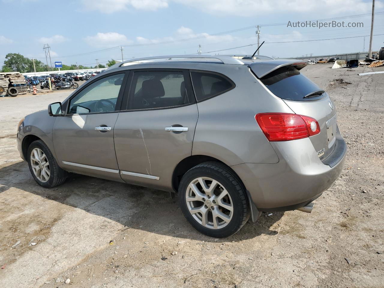 2012 Nissan Rogue S Silver vin: JN8AS5MV7CW406770