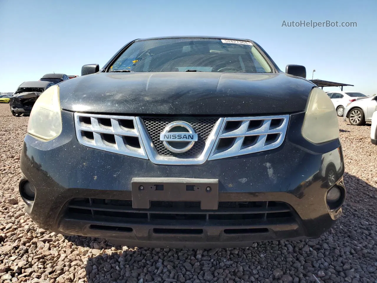 2012 Nissan Rogue S Black vin: JN8AS5MV8CW350385