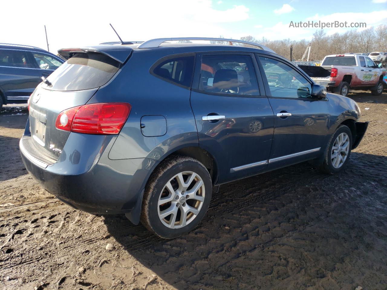 2012 Nissan Rogue S Серый vin: JN8AS5MV8CW359734