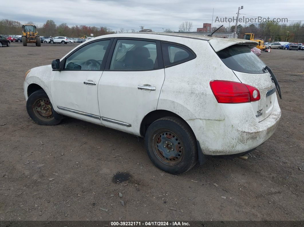 2012 Nissan Rogue S White vin: JN8AS5MV8CW361306