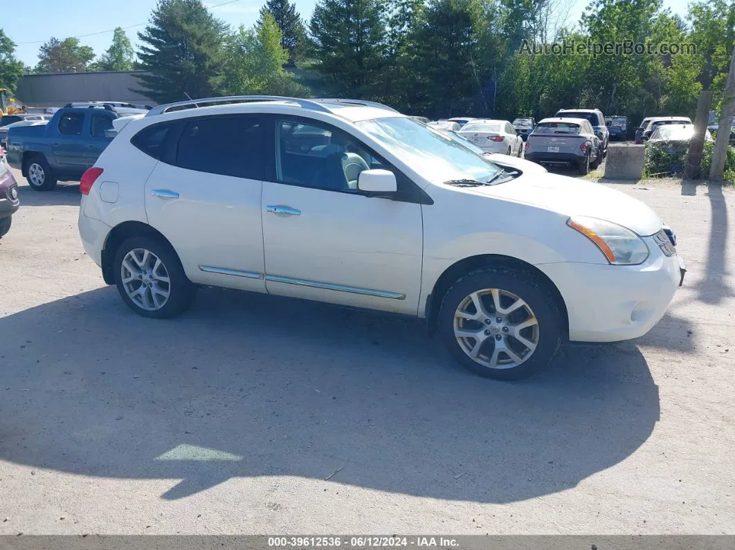 2012 Nissan Rogue Sv W/sl Pkg White vin: JN8AS5MV8CW366019