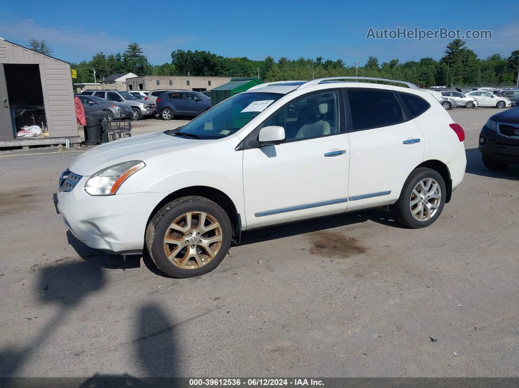 2012 Nissan Rogue Sv W/sl Pkg White vin: JN8AS5MV8CW366019