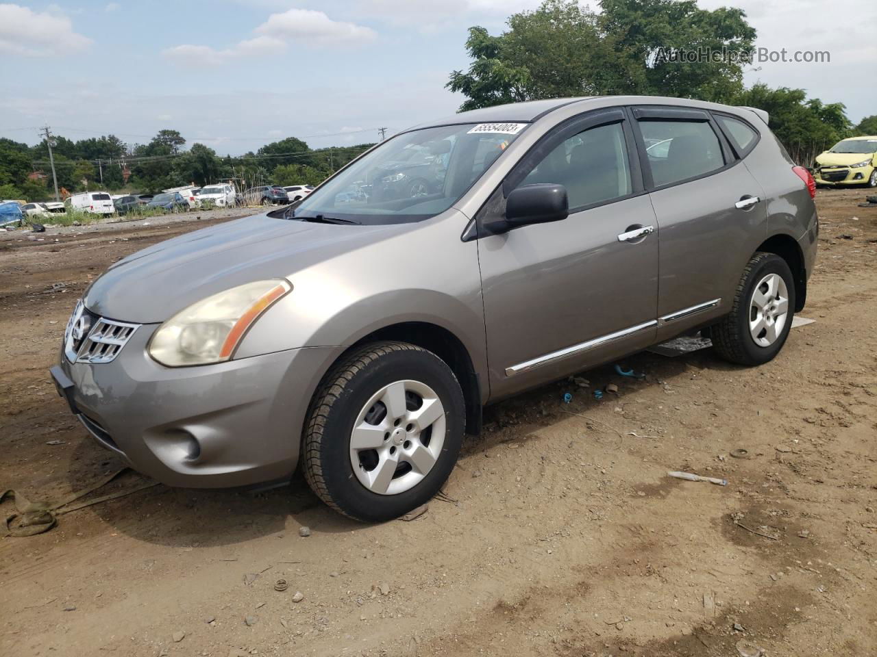 2012 Nissan Rogue S Серый vin: JN8AS5MV8CW371785