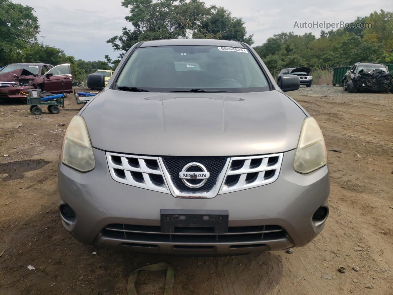 2012 Nissan Rogue S Серый vin: JN8AS5MV8CW371785