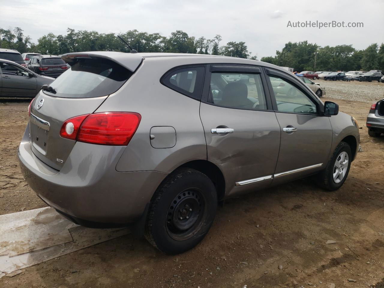 2012 Nissan Rogue S Gray vin: JN8AS5MV8CW371785