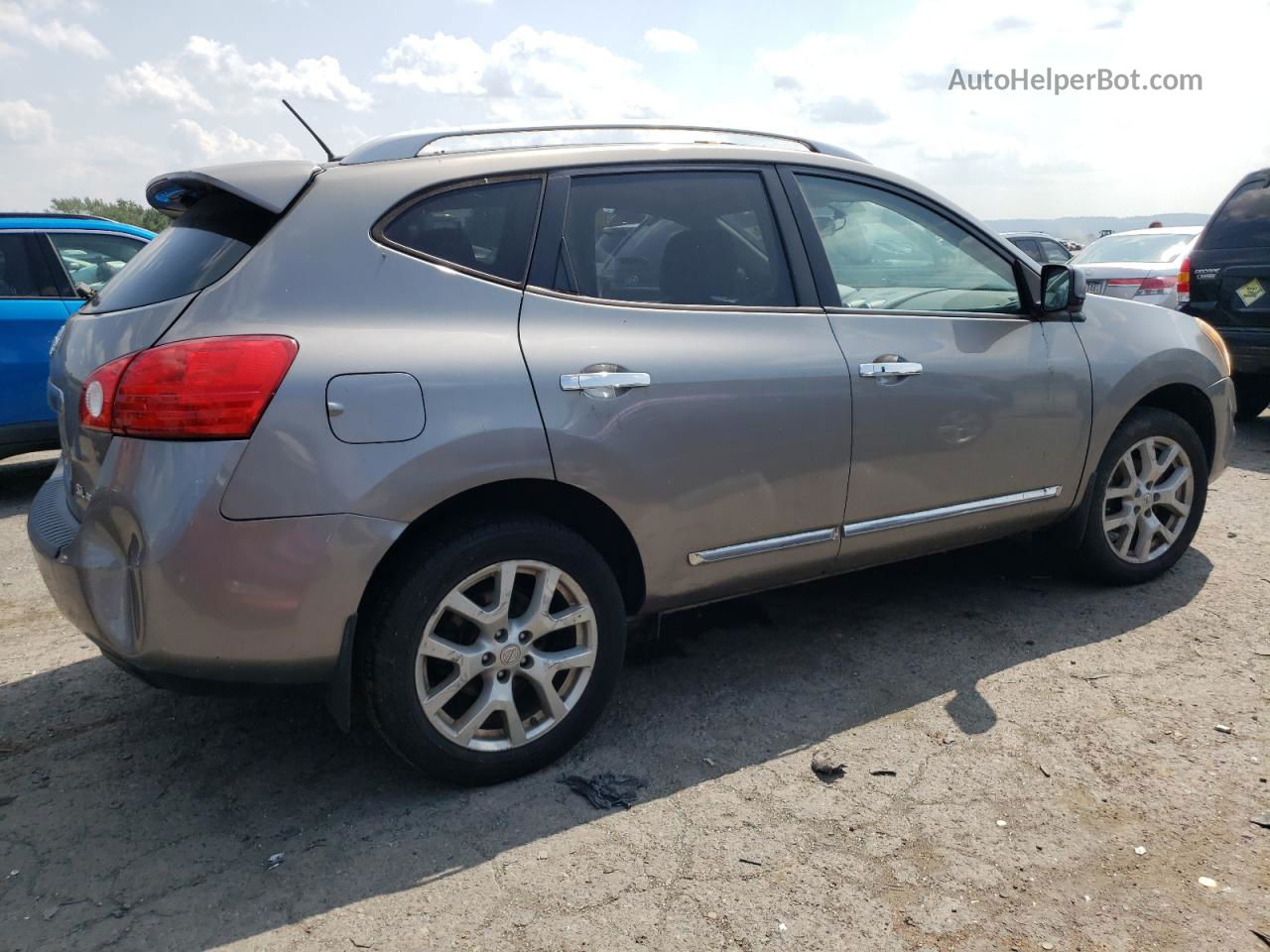 2012 Nissan Rogue S Серый vin: JN8AS5MV8CW377781