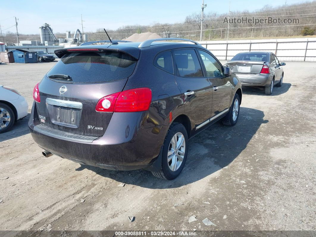 2012 Nissan Rogue Sv Purple vin: JN8AS5MV8CW384553