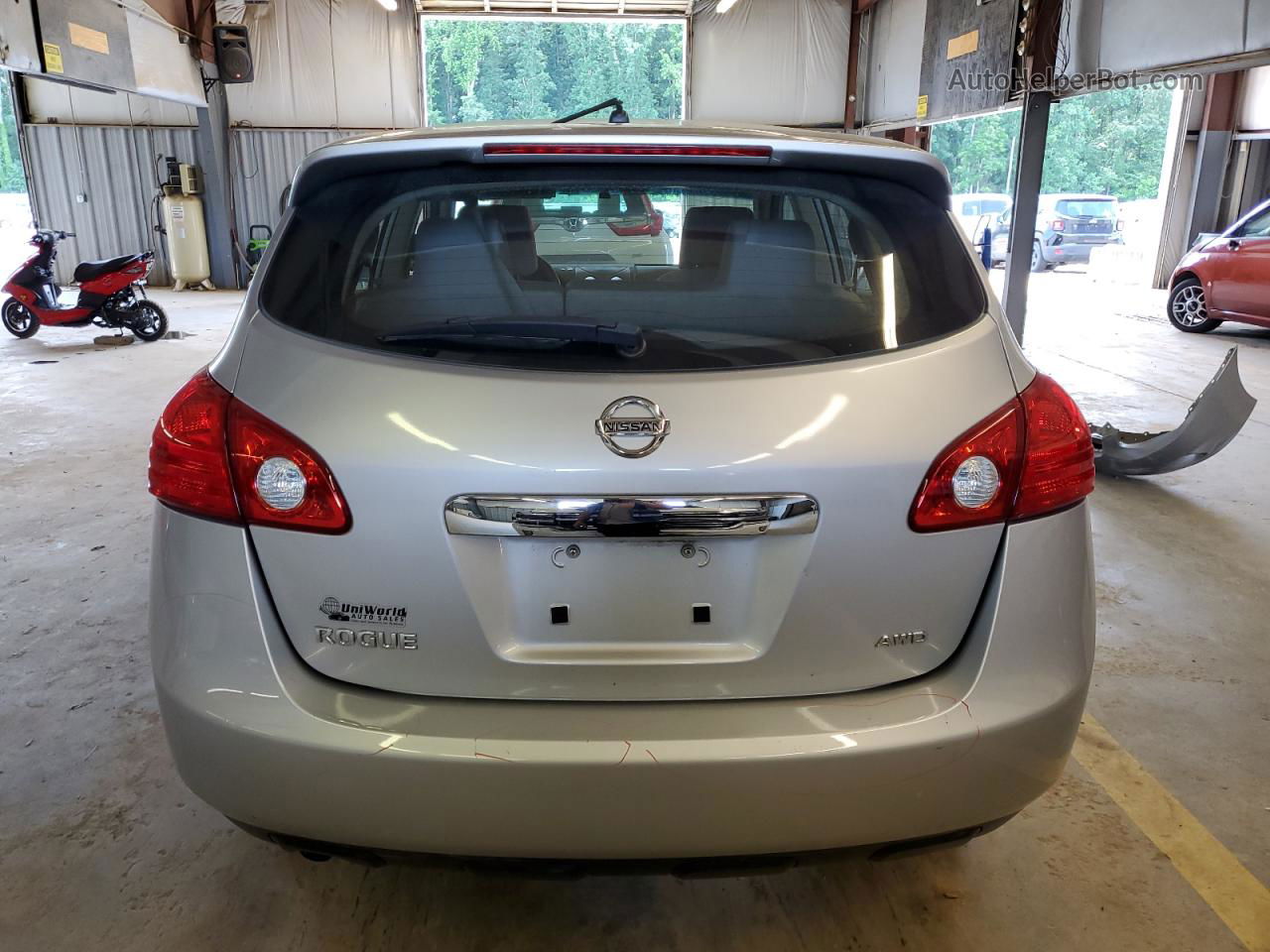 2012 Nissan Rogue S Silver vin: JN8AS5MV8CW386559