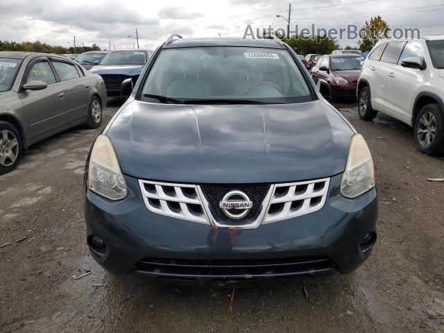 2012 Nissan Rogue S Синий vin: JN8AS5MV8CW409368