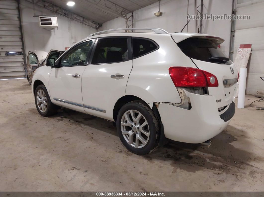 2012 Nissan Rogue Sv W/sl Pkg White vin: JN8AS5MV8CW414490