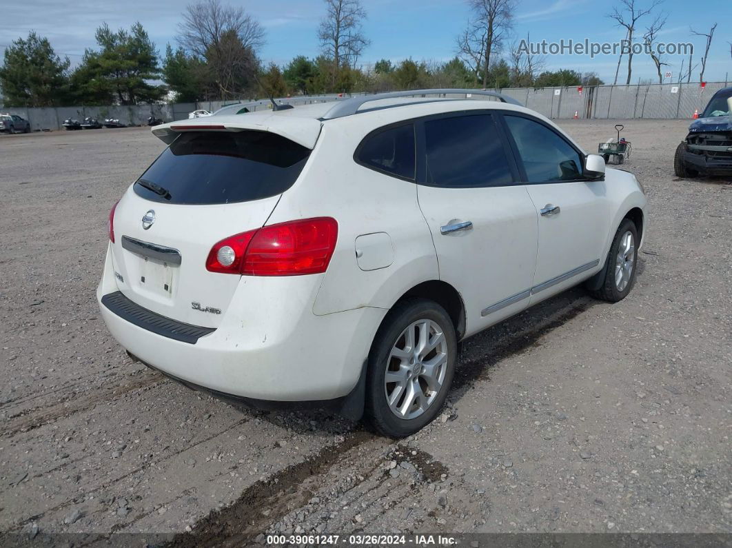 2012 Nissan Rogue Sv W/sl Pkg White vin: JN8AS5MV8CW416661