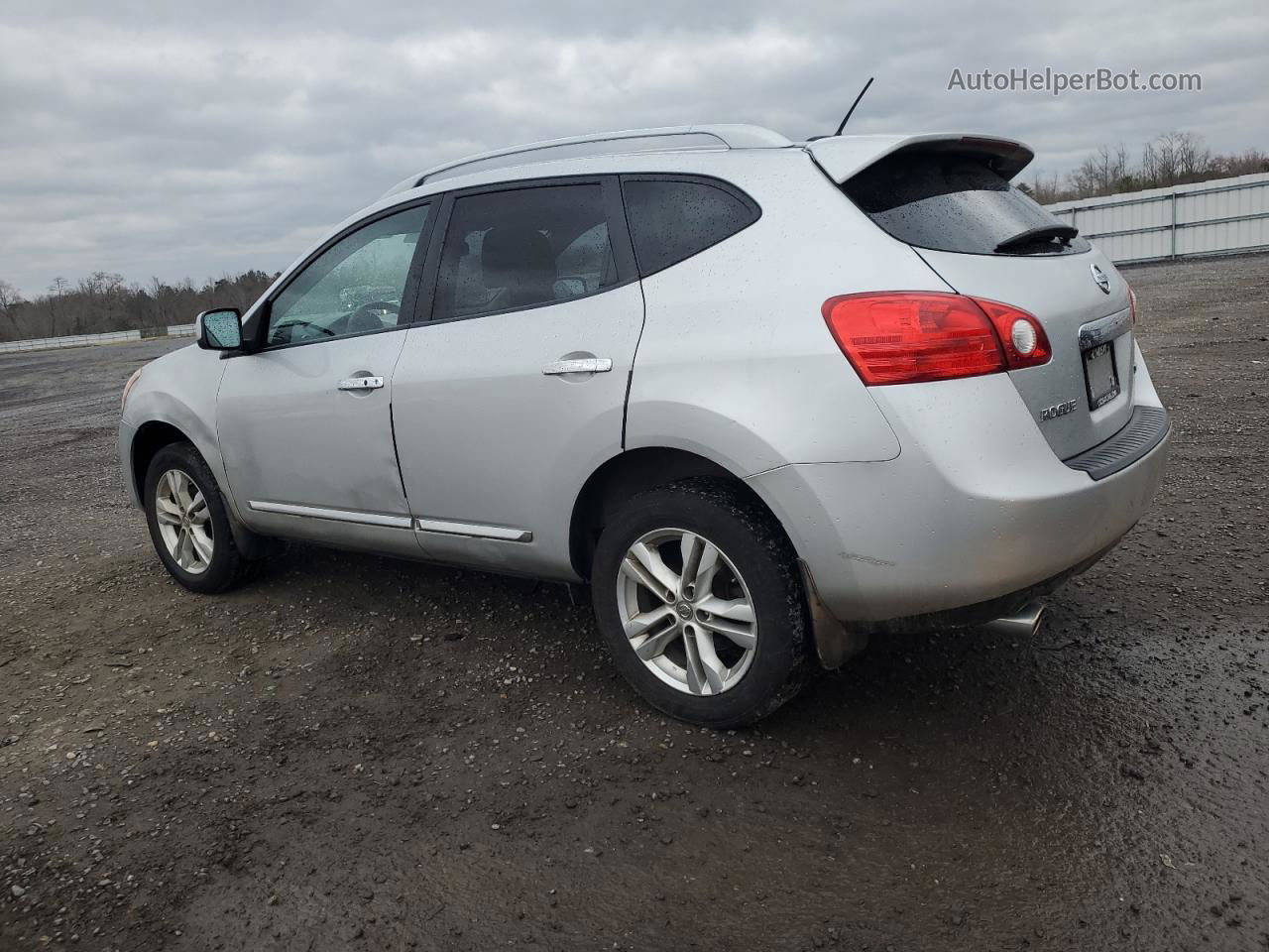 2012 Nissan Rogue S Silver vin: JN8AS5MV8CW706446