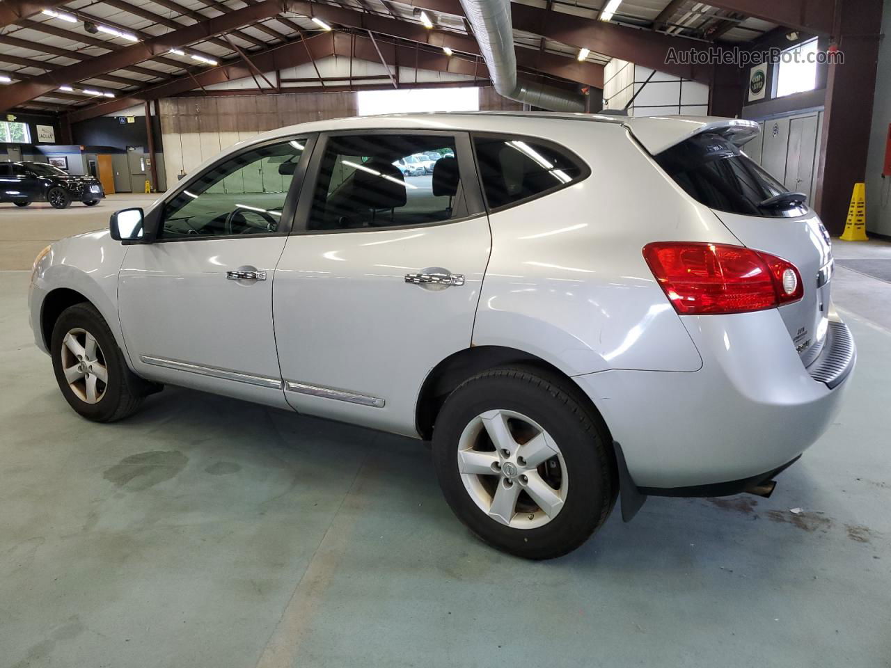 2012 Nissan Rogue S Silver vin: JN8AS5MV8CW712487