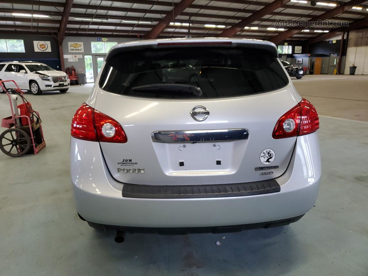 2012 Nissan Rogue S Silver vin: JN8AS5MV8CW712487