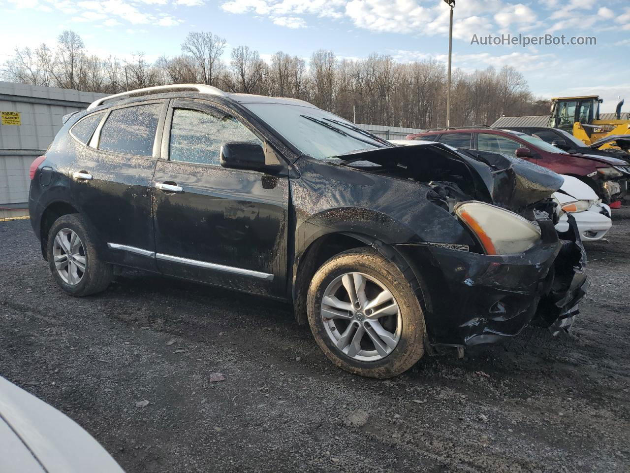 2012 Nissan Rogue S Black vin: JN8AS5MV8CW715289