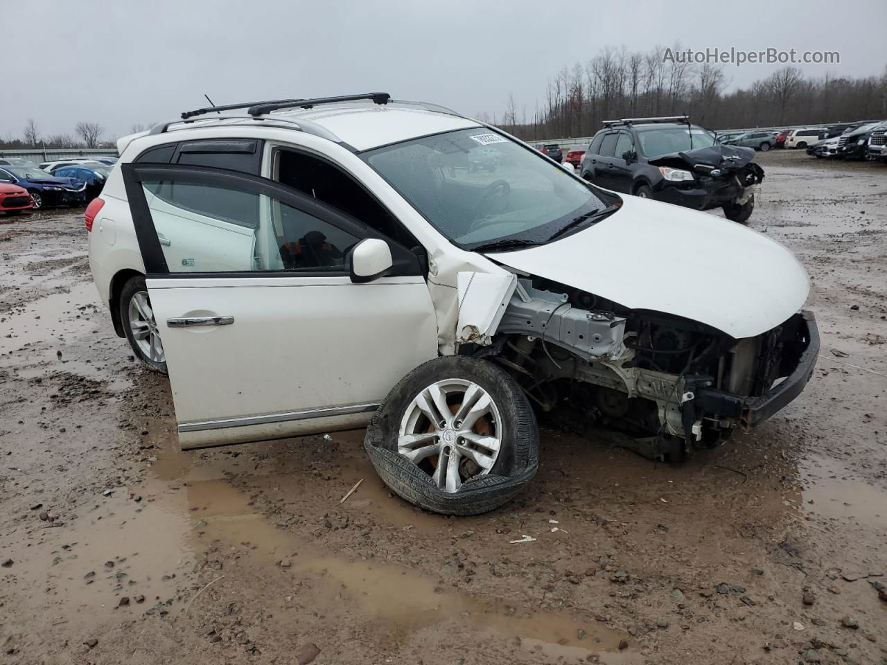 2012 Nissan Rogue S White vin: JN8AS5MV9CW355093