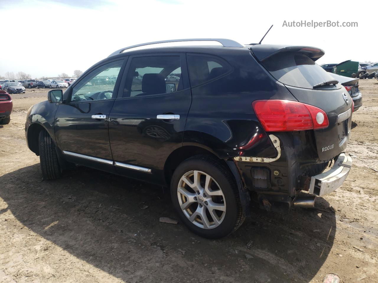 2012 Nissan Rogue S Black vin: JN8AS5MV9CW364764