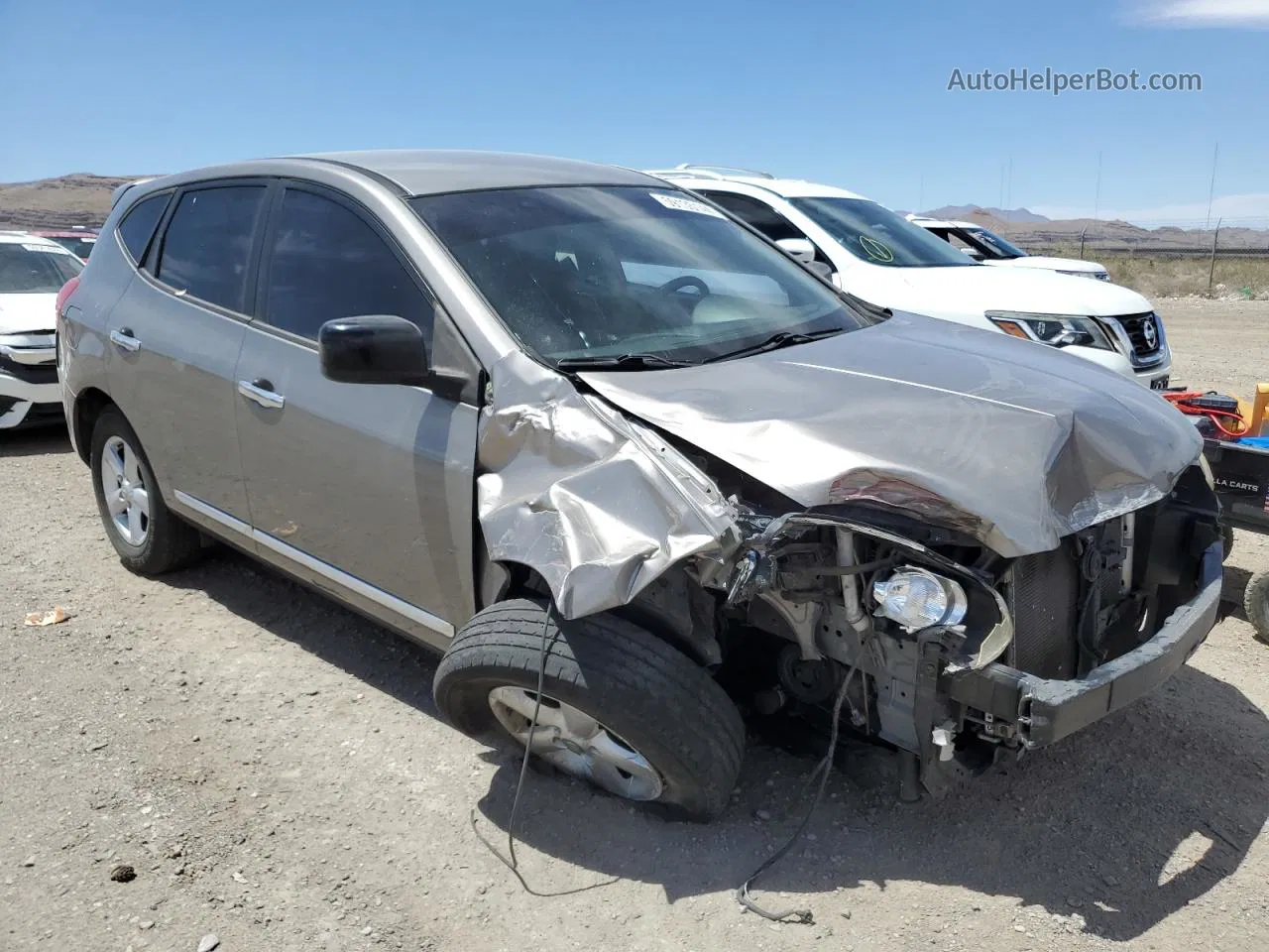 2012 Nissan Rogue S Gray vin: JN8AS5MV9CW377479