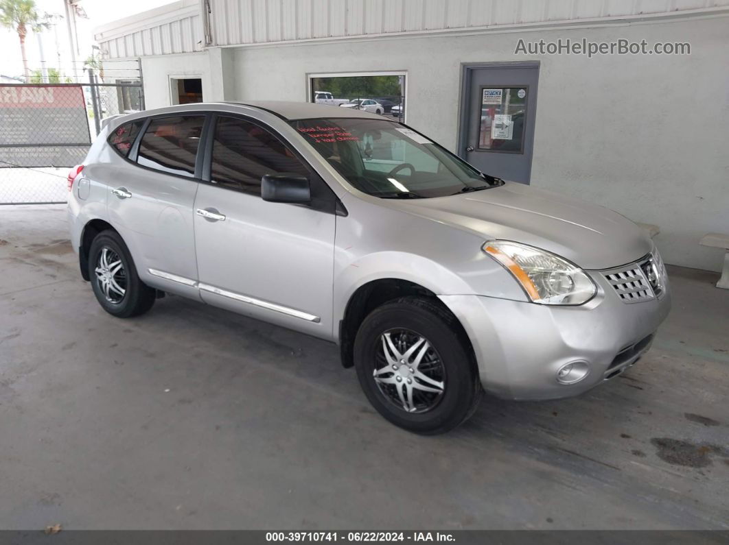 2012 Nissan Rogue S Silver vin: JN8AS5MV9CW386022