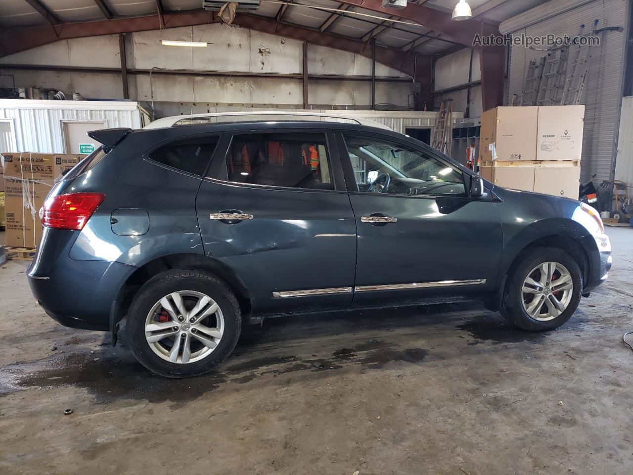 2012 Nissan Rogue S Blue vin: JN8AS5MV9CW396064